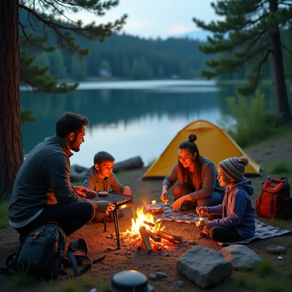 Турист с рюкзаком, стоящий на краю утеса и наслаждающийся видом